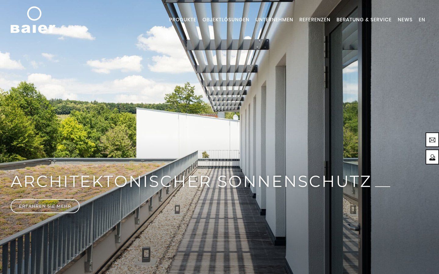 Startseite von Baier GmbH