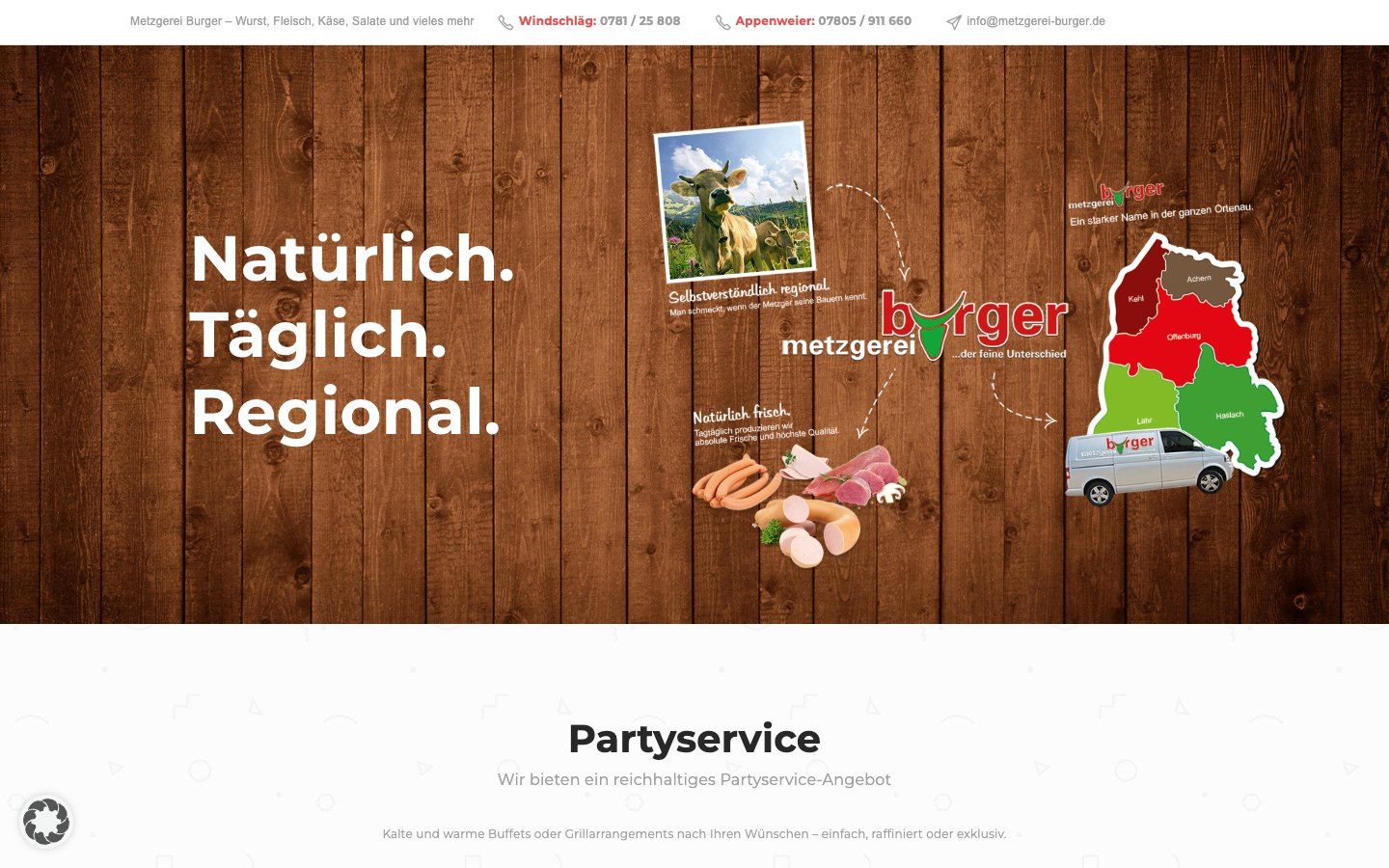 Startseite von Metzgerei Burger